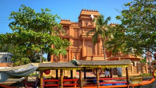 Eine Tempelanlage in Kerala