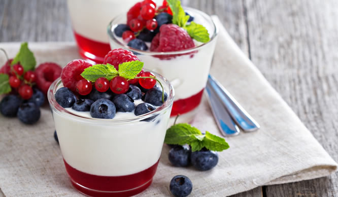 Joghurt stärkt das Immunsytem.
