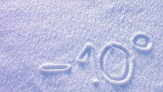 Schrift im Schnee